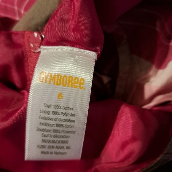 Gymboree pink lined party dress size 6 - Picture 2 of 2